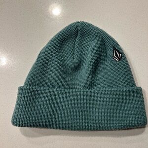 Volcom Men's Teal Knit Beanie